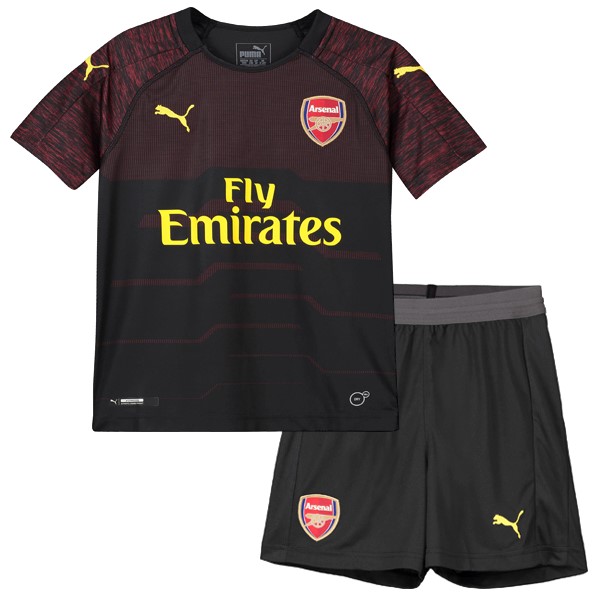 Camiseta Arsenal Primera Niño Portero 2018-2019 Negro